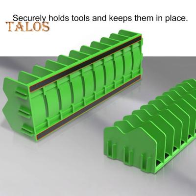 Zangen-Organizer-Rack, 10 Fächer, strapazierfähig, abnehmbar, rutschfeste Gummibasis, Werkzeugschublade, Werkzeugkastenregal, Lagerregal für Schraubenschlüssel, Schraubendreher, Hammer