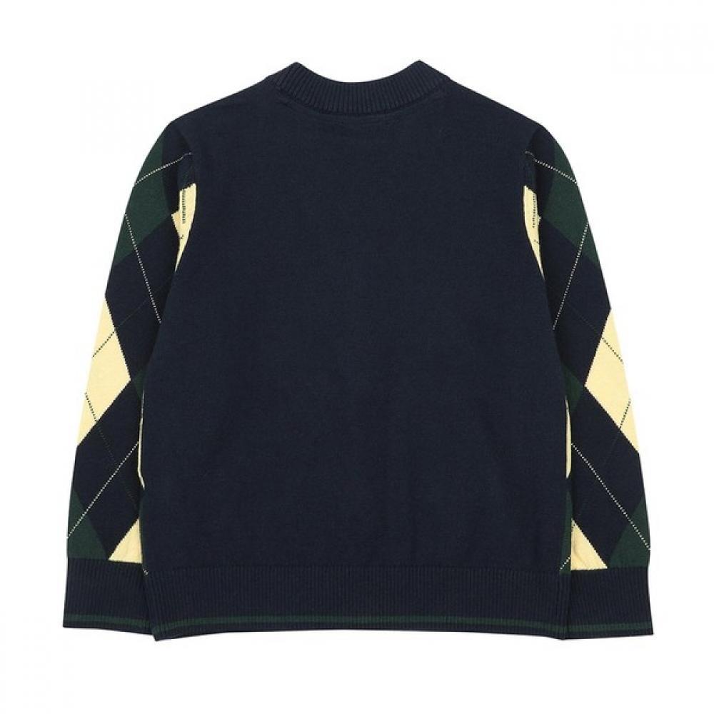 Hazzys Kids Argyle Cardigan Huf12kc11m Nv