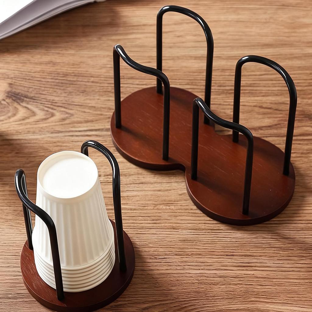 Cup Organizer for Kitchen Cabinets Space Saving Rack Water Bottle Organizer for Family Friends Women Kitchen Dining Home Wall