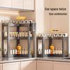 Xihe Kitchen Rotatable Corner Spice Rack