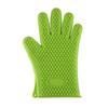 Silicone Oven Mitts, Heat Resistant Five Finger Gloves, Non Slip Kitchen Baking Microwave High Temperature Protective Gloves