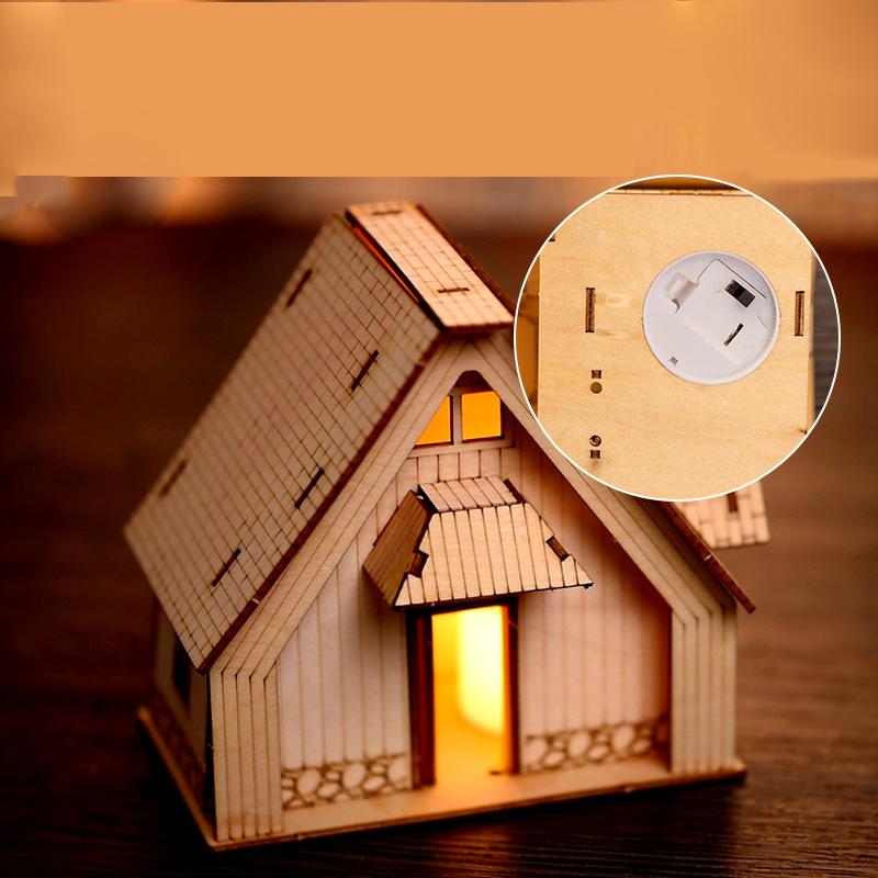 1:Casă Prefabricată din Lemn, Model Kit de Asamblare DIY, Constructor din Lemn, Materiale de Arhitectură, Scara 1:50