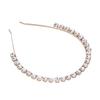 Rhinestone Headband Elastic Adjustable Exquisite Elegant Crystal Hairband for Wedding Dance Parties Photography