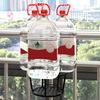 2Pcs Hanging Basket Hook-Type Nail-Free Installation Double-Hook Design Anti-Rust Coating Load-Bearing Frame Hanging Garden Rack