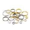 Metal Keyring Double Jump Ring Connector Accessories for Jewelry Making Finding DIY Keychain Supplies