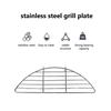 Small Half Round Cooling Rack 304 Stainless Steel Grill Rack Food Cooling Rack Food Strainers Anti Scorching Grill Racks