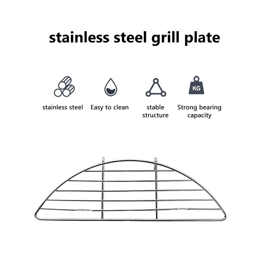 Small Half Round Cooling Rack 304 Stainless Steel Grill Rack Food Cooling Rack Food Strainers Anti Scorching Grill Racks
