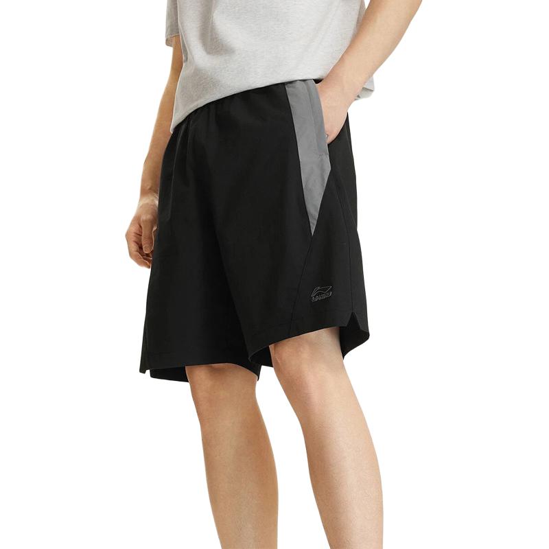 Li-Ning Cool And Comfortable Loose Fit Mid Waist Sports Shorts Men shorts AKSW199