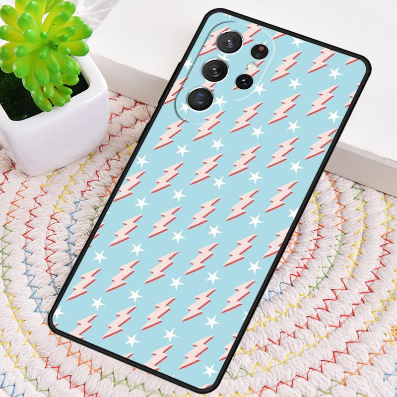 Blitz Polka Dots Stern Niedliche Silikon Handyhülle Für Samsung Galaxy note 10 pro S26 S25 S24 S23 S22 S21 Plus Ultra Capa Cover