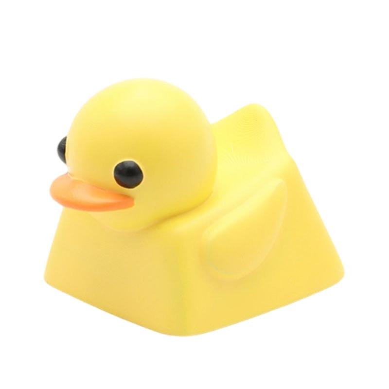 

Color 3D Resin Keycap Cute Cartoon Duck Designing For Mechanical Gaming Keyboards ESC Keycaps 1PC жёлтый