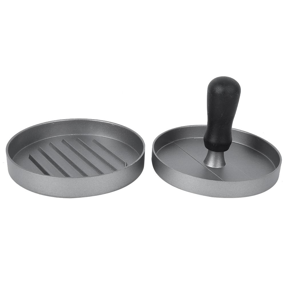 Zinc Aluminum Alloy Non Stick Hamburger Press Maker Mold Patty Making Tool Kitchen Accessory