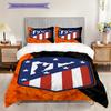 Strength Unity: Atlético Madrid Spirit Three-piece Set (1 * Duvet Cover + 2 * Pillowcase, Without Core) Duvet Cover and Pillowcase Bedding Set