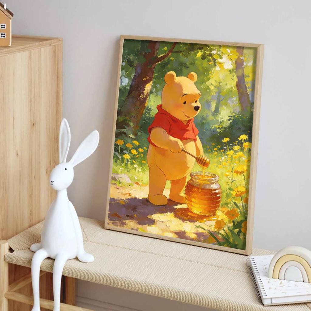 Disney Winnie The Pooh Honey Pot Diamond Painting Art Kit Mosaic Handmade Diy Gift Home Decor
