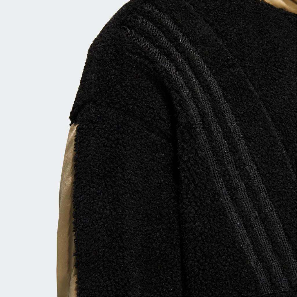 Adidas Neo Haftowany Wzór Królika Stójka Kurtka Unisex Kurtki Czarna IQ1580