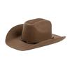 100% Wool Wide Brim Fedora Hat Wide Brim Unisex Cowboy Hat Wool Cowboy Hat  Fashion Accessory