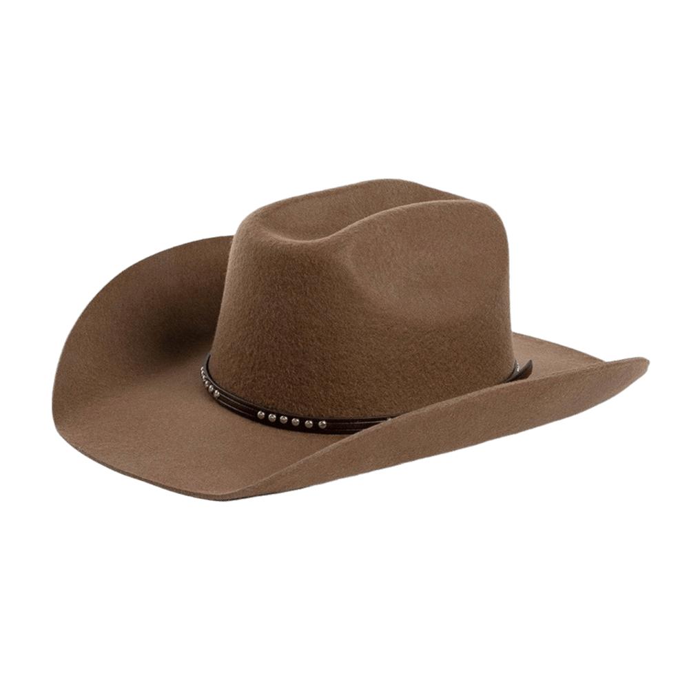 100% Wool Wide Brim Fedora Hat Wide Brim Unisex Cowboy Hat Wool Cowboy Hat Fashion Accessory