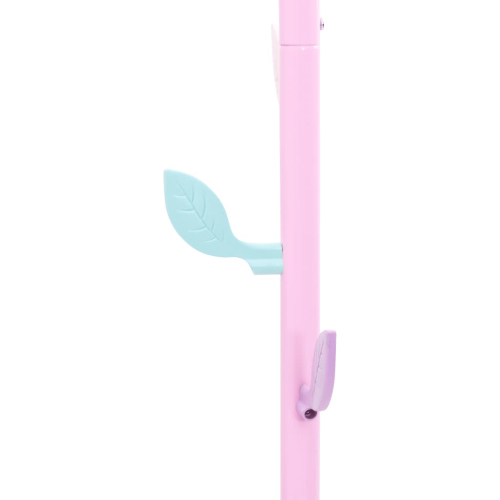 Garderobe Rosa 172 cm Pulverbeschichtetes Eisen