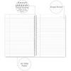 Rush 400 Pages Premium A4 Size Spiral Notebook Ruled - Spiral Register Notebooks for Students