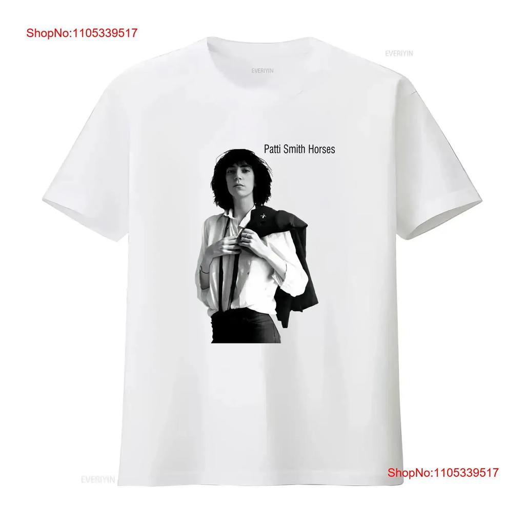 Patti Smith Horses T Shirt For Size S 5XL DP138 Vintage Washed Soft Everyday Wear Vintage Washe