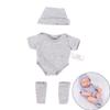 Puppenkleidung für 7,87 Zoll Babypuppen Kleidung Spielzeugpuppen Zubehör Geeignet für 20cm Puppe Strampler Pullover Puppenkleidung Zubehör
