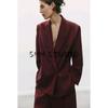 Women's Spring Clothing Old Money Style Lapel Long Sleeves Double Breasted Loose Casual Suit Jacket 2010719 2010738