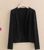 Women's Casual Solid Color Cardigan Top Solid Color Jacket