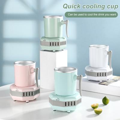 Quick Cooling Cup Easy One-Touch Operation Portable Mini Electric Drink Instant Cooler with Sunken Style for Beer Juice Coffee