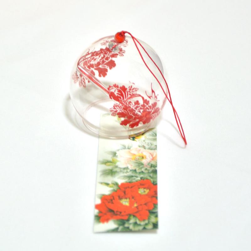 Wind Blossom Cherry Glass Chime Japanese Home Decor Ornament Birthday Gift