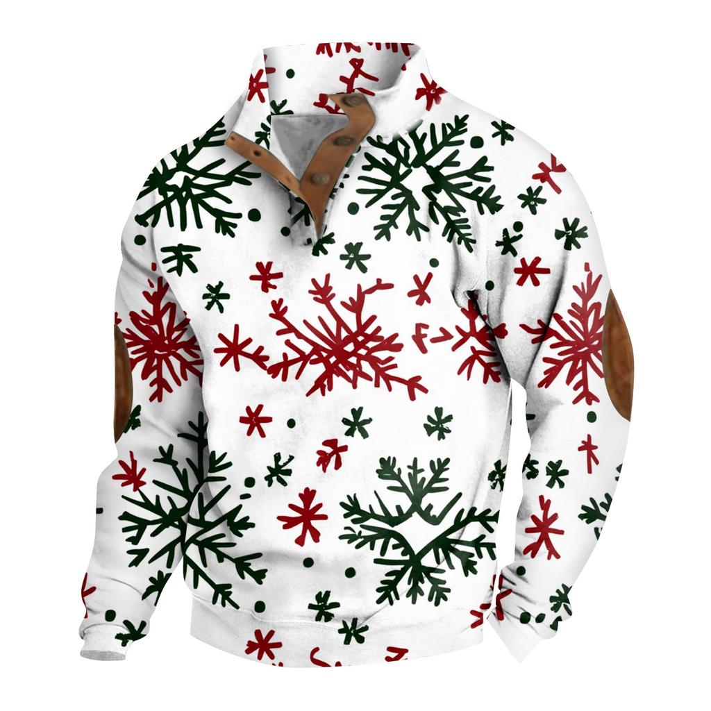 Spring And Men's Standing Collar Sweatshirt Is Outdoor Casual Sweaters Tops