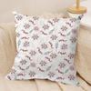 Beautiful Floral Ins Retro Cushion Cover Silky Short Plush Invisible Zipper Dustproof Sofa Pillow Case for Home Decor