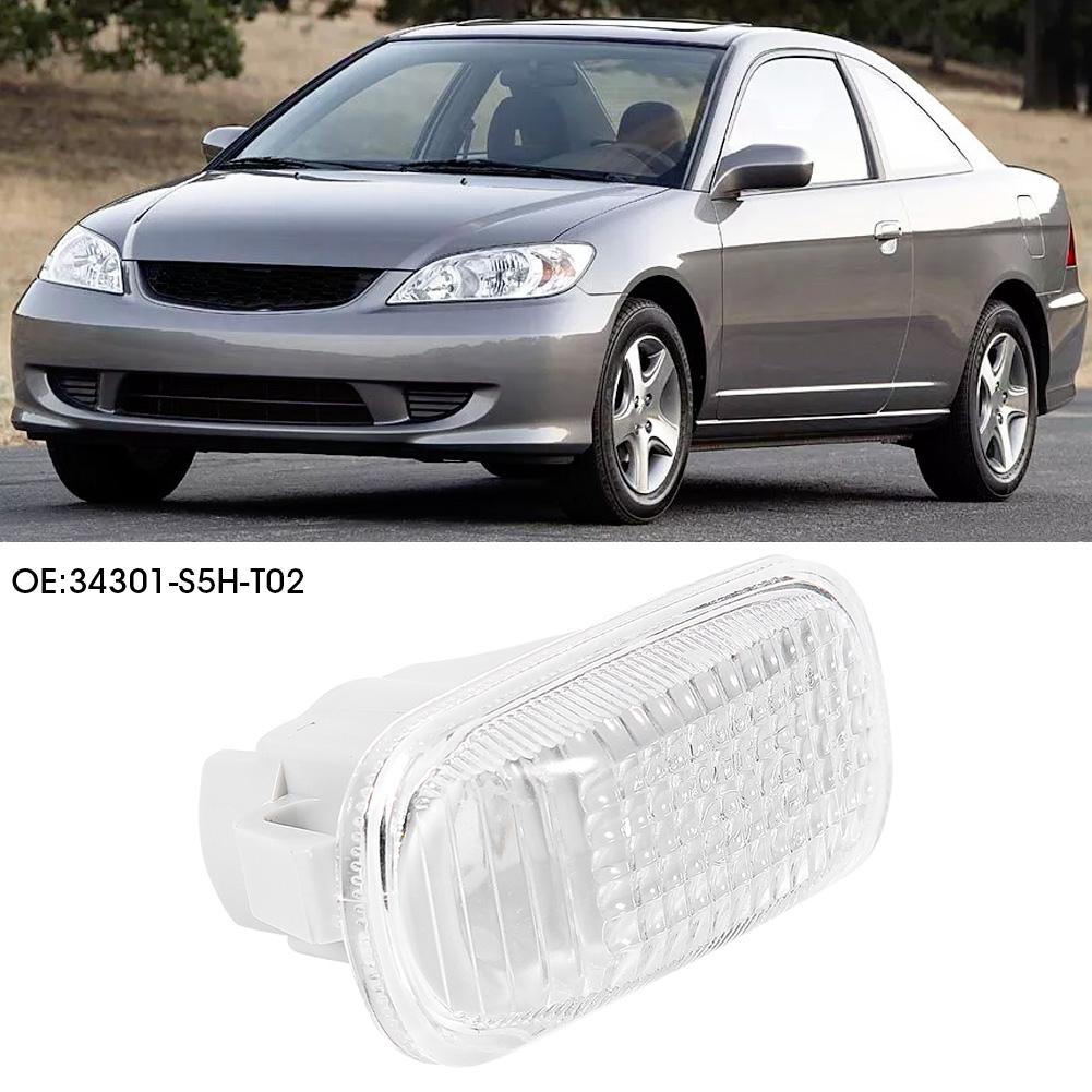 Car Side Baffle Turn Signal Light Shade Cover Fit for Honda 34301 S5H T02