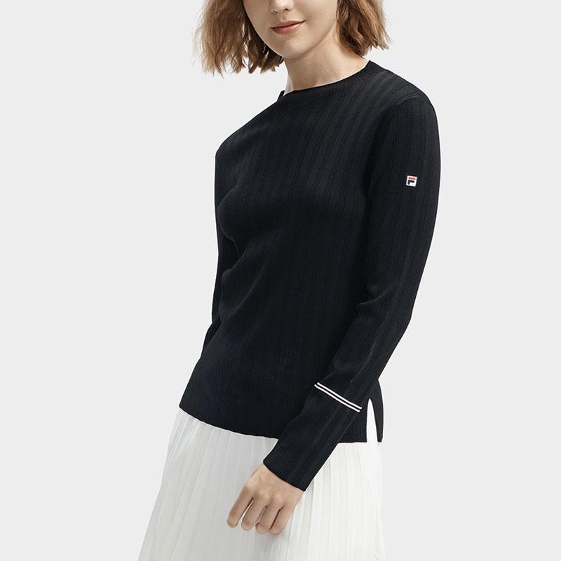 New FILA Knitwear Women's Jet Black F11W411415F-BK