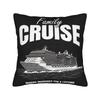 Family Cruise Pillow Cover Morden Pillow Case For Sofa Home Decoration Comfy Pillowcases Gift