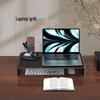 Laptop & Monitor Stand: Durable, Heat-Dissipating, Height-Adjustable, Home Desktop Support.