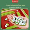 Children's Portable 144-Tile Mahjong Set for Home, Travel, Team Building, Parties, Stress Relief