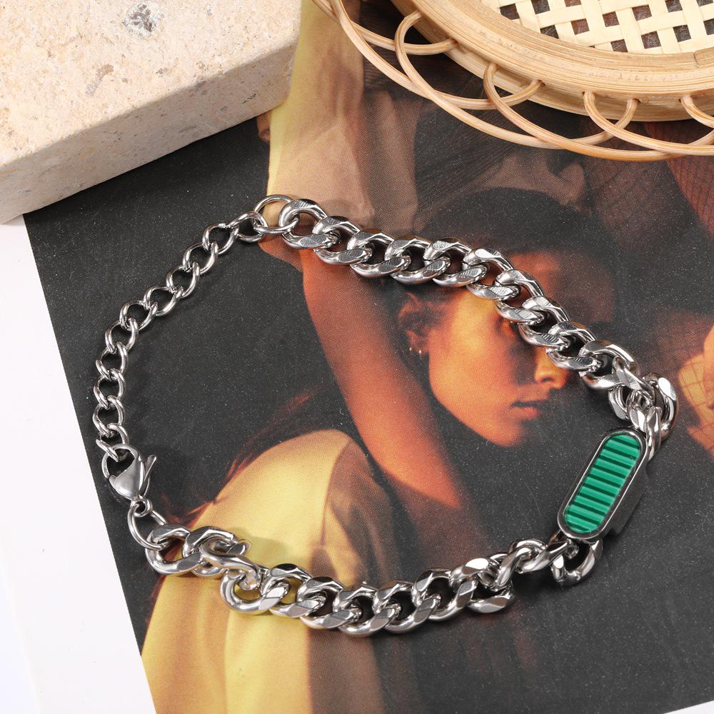 

Retro Titanium Steel Chunky Cuban Chain - Unisex Non-Fading Hip Hop Accessory