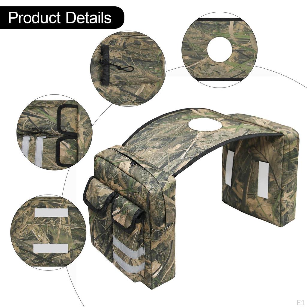Bolsa de Selim para ATV Carga Resistente Bolsa de Selim para Bagagem para Tanque de Combustível para UTV Motocicleta Todo Terreno
