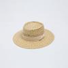 French Flat Top Elegant Retro Straw Hat Casual Women's Summer Hat Seaside Sunshade Sunscreen Woven Big Brim Beach Hat