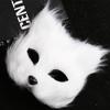 Furry Fox Shape Face Mask Animal Cat Hair Halloween Cosplay Carnival Party Mask Masquerade Props Head Cover Sexy Imitation Toys