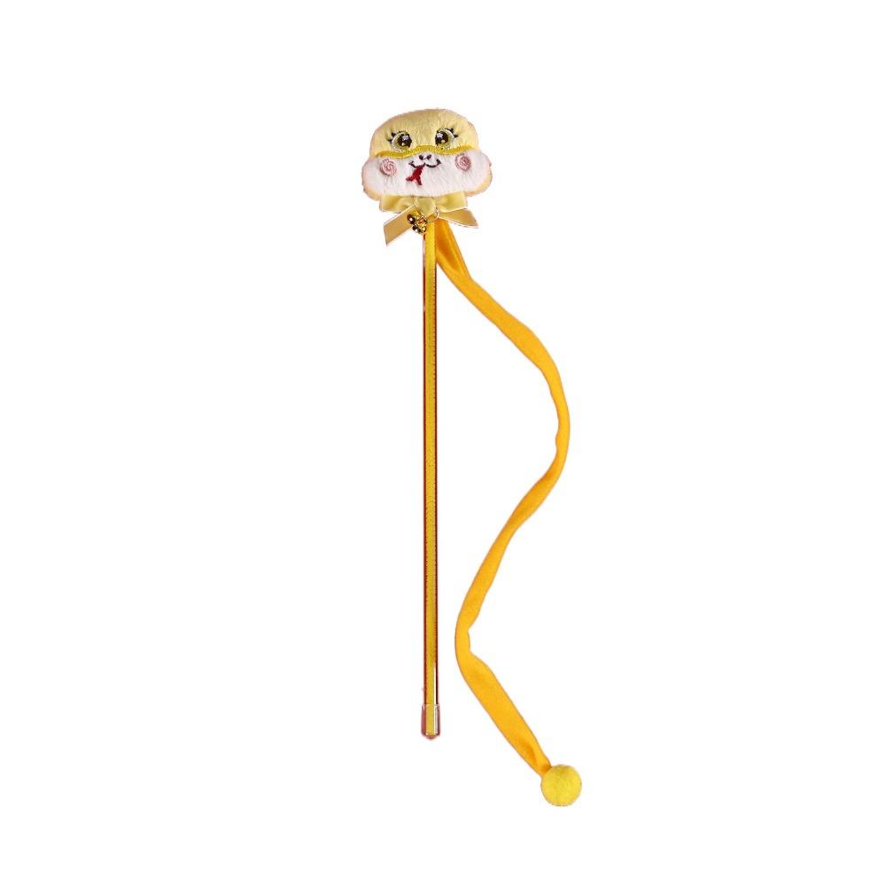 Plush Interactive Cats Teaser Portable Snake Tassel Cat Stick Cat Teaser Wand Relieve Boredom