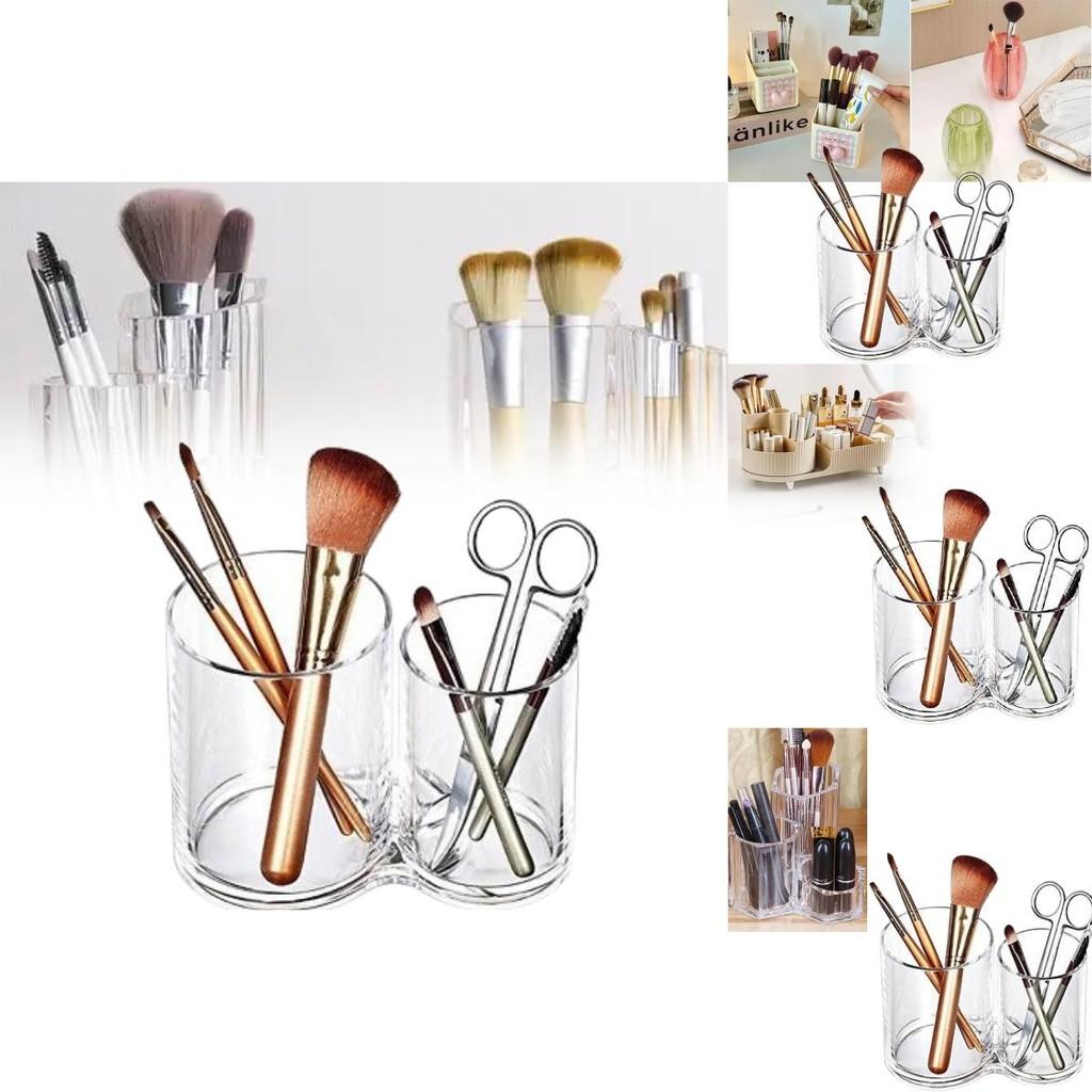 Acrylic Desk Organizer With Cover For Office Supplies And Makeup In Modern Style