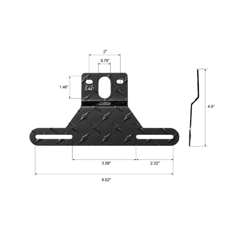1pc Universal Car Trailer Light Bracket Car Lamp Hoods Bracket Car License Plate Light Bracket Auto Exterior Accessories