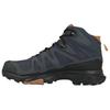 Tênis Feminino Salomon X Ultra 4 Mid GORE-TEX Ebony Mocha Mousse Cinza Amêndoa-Creme L41295600