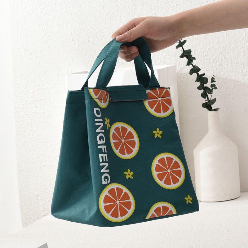 Lunch Bag Thickened Aluminum Foil Insulation Bag Tote Bag Waterproof Fresh Lunch Bag Suitable for Daily Life