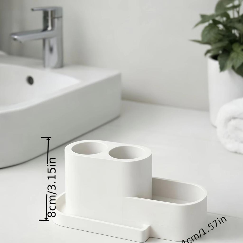 Electric Toothbrush Holder with Removable Base, Detachable Base for Easy Cleaning