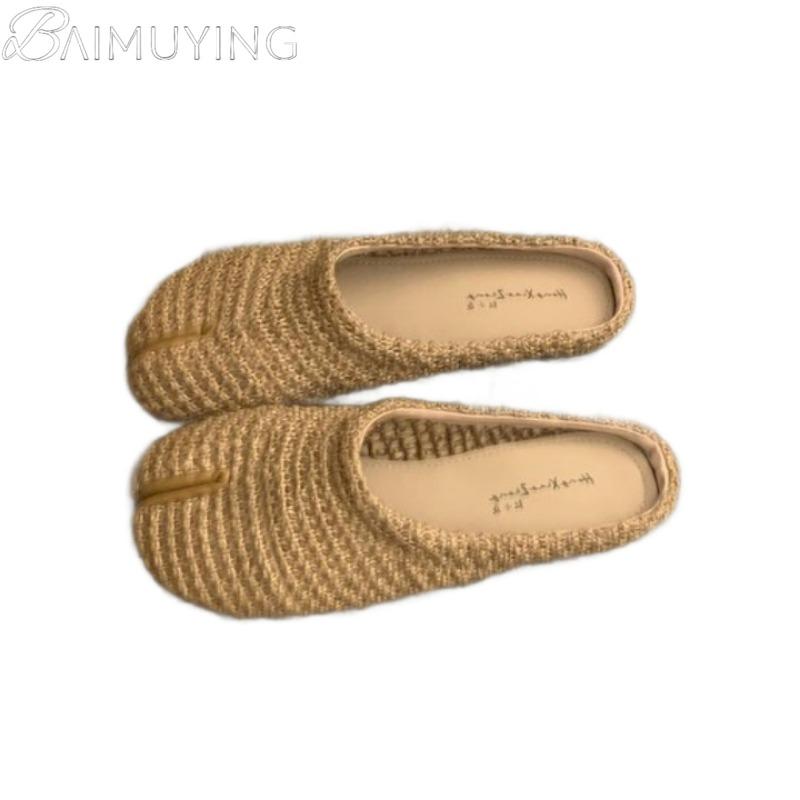 Mode Webart Damen Zehentrenner Sandalen Flats Lässige Hausschuhe Pantoletten Schuhe Frau Sommer 2025 Trend Komfort Pantoletten Kleid Sandalias De Mujer