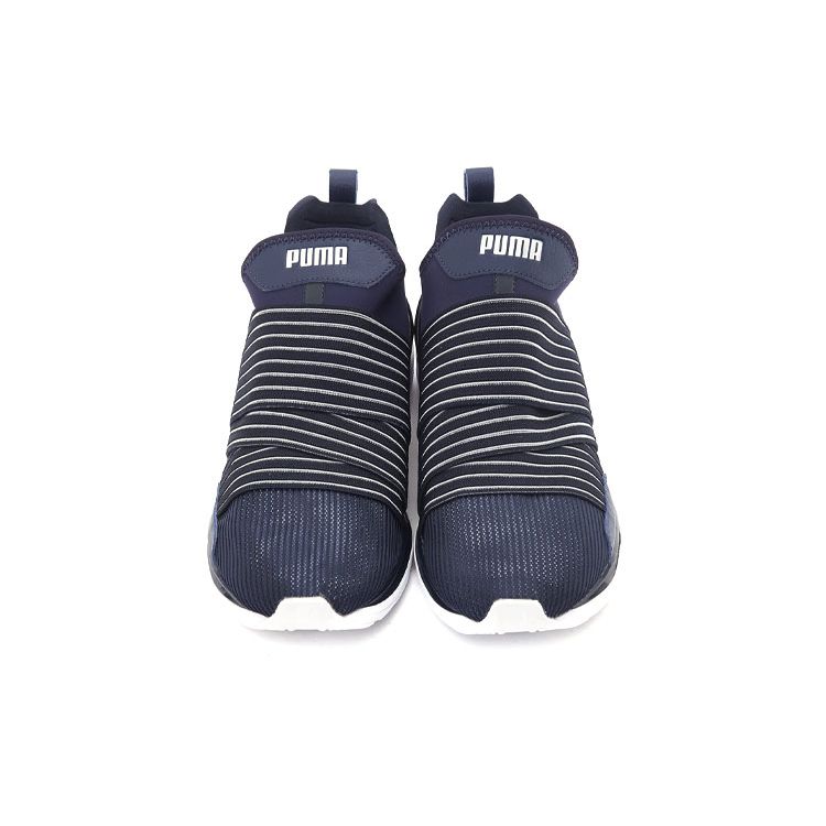 Puma Ignite Mesh Fabric Synthetic Leather Comfortable Versatile Mid-Top Lifestyle Casual Shoes Men Casual Shoes Blue White 190506-02