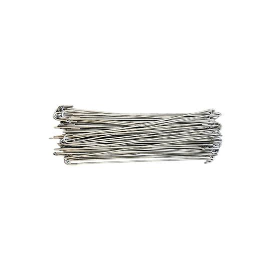 100Pcs Chain Link Fence Ties 6.5/8/10.5 Inch Stainless Steel Rust-Proof Wire Fasteners for Chain Link Fencing Multi-Purpose Garden Farm Fence Repair