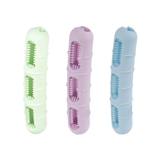 Dog Sausage Chew Toy Dental Health Pet Toy Mental Stimulation Treat Dispenser Interactive Puppy Toy for Aggressive Chewers Small Medium Large Dogs