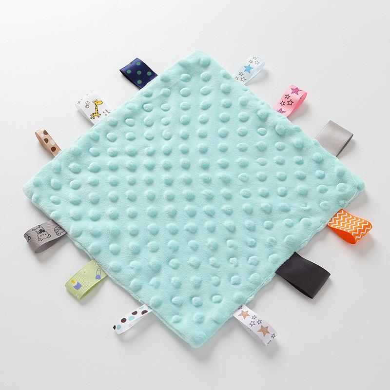 Baby Plush Comforter Sleep Aid With Solid Color For Newborns And Infants